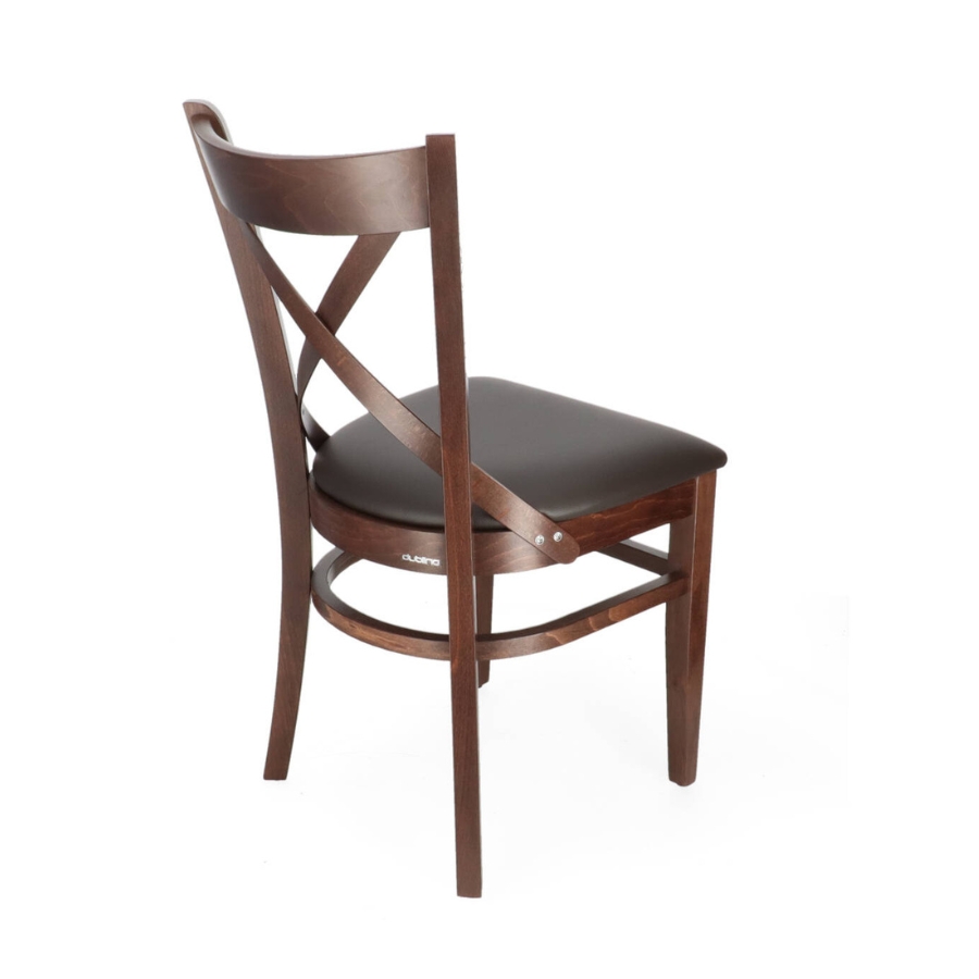 XTON 04 UP Brown Scandinavian Wooden indoor chair
